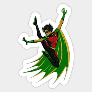 Robin kick Sticker